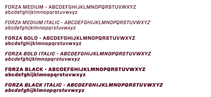 Forza type examples